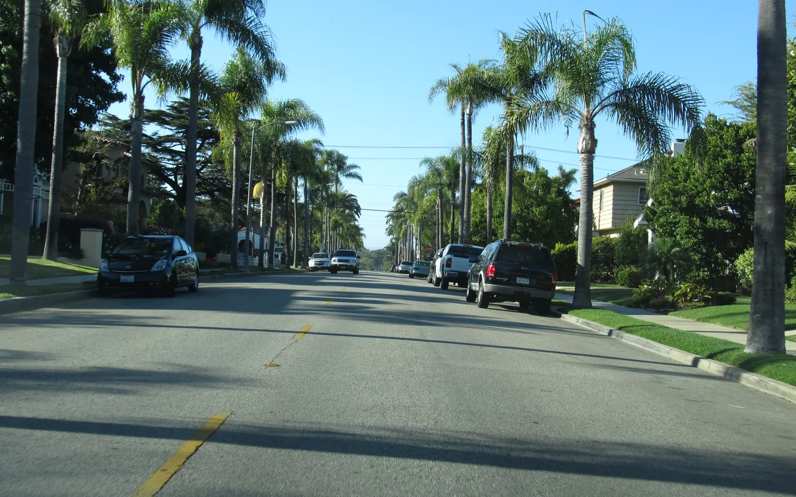 Residential neighborhood in Belmont Heights, Long Beach showing houses and community development
